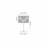 Zula Rectangular 2 Light Table Lamp